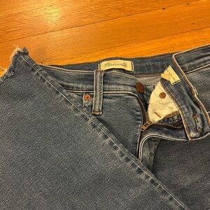 Madewell denim Cali Demi Boot. Size 28.